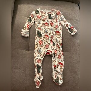 Cade Lane Christmas Footie Pajama sz 0-3